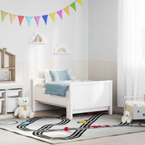 Рамка за легло с таблото Бяло 80 x 200 cm Инженерно дърво