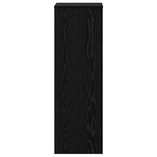 Стойка за растения Черния дъб 33 x 33 x 100 cm Инженерно дърво