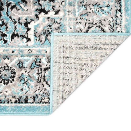 Килим Светло синьо 80 x 150 cm Полиетилен