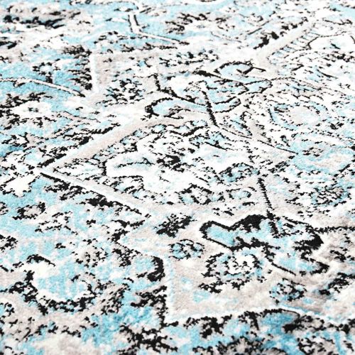 Килим Светло синьо 80 x 150 cm Полиетилен