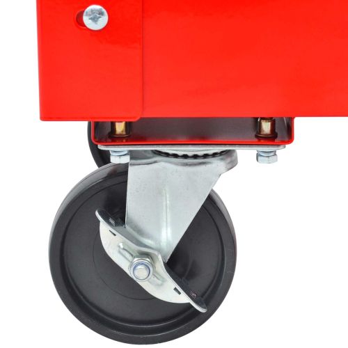 Карача за инструменти Червено 70.5 x 37 x 71 см Стомана