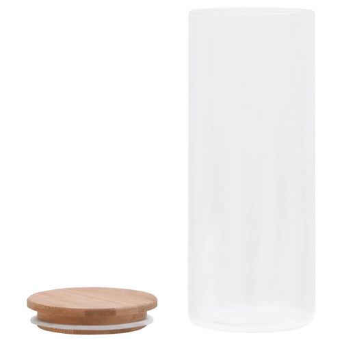 Стъклен буркан 10 pcs Прозрачен 8,5 x 8,5 x 21,5 см Стъкло