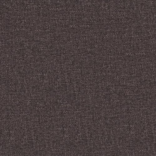 Wingback електрически реклайнер стол, тъмнокафяв, текстил