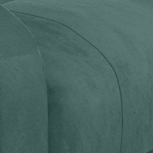 Електрически реклайнер стол, тъмнозелен, кадифе