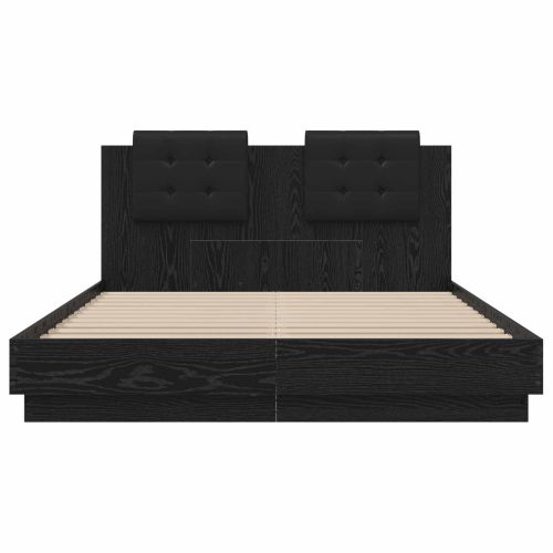 Леглова рамка с табла Черния дъб 150 x 200 cm Инженерно дърво