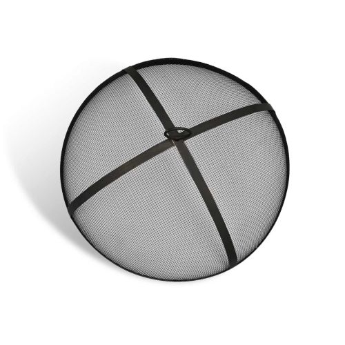 Огнен мащаб луна Черно 82 x 82 x 64 см Стомана