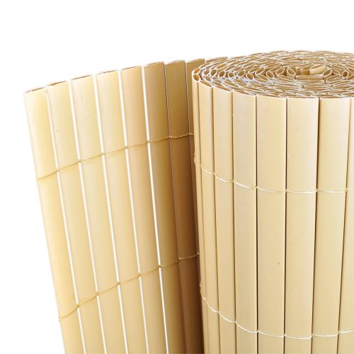 Панели за ограда Жълто ПВЦ