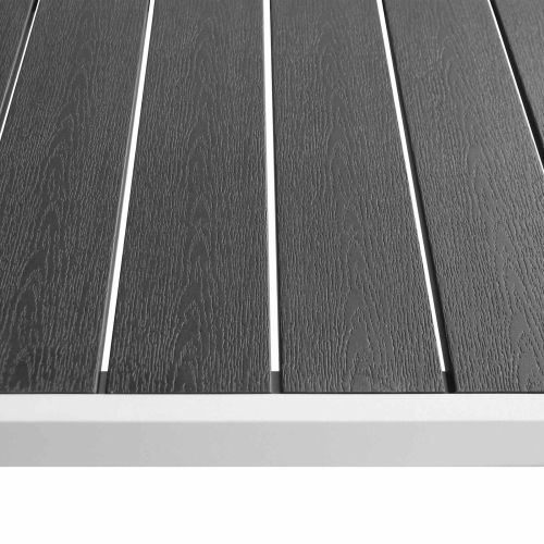 Комплект мебели 5 pcs Черен и бял