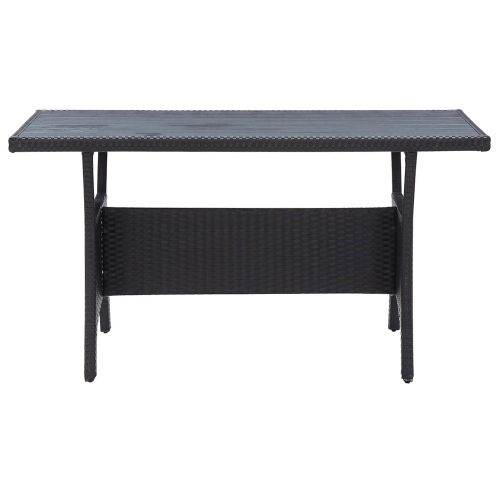 Комплекти за външни мебели Черно полиратан