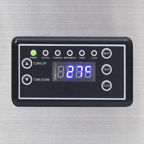 Уред за ледени кубчета с врата Сребрист 43 x 40 x 71 см