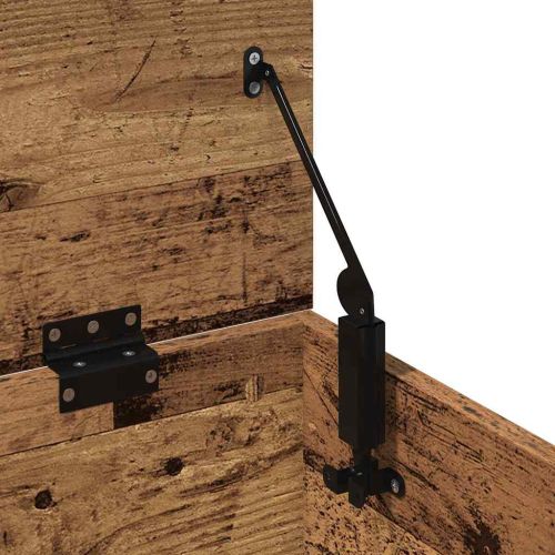 Кутия за съхранение със съхранение Старо дърво 102 x 35 x 35 cm