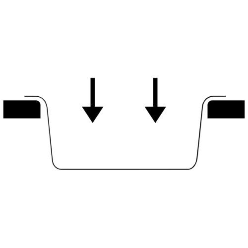 Кухненска мивка с преливник, черна, гранит