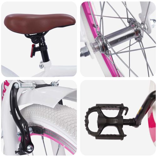 Детски Велосипед 20 инча за 6–11 години Бяло