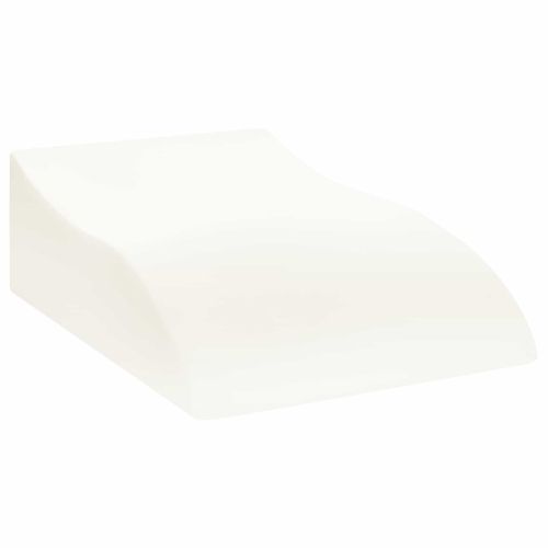 Постелка за крака Бяло 68 x 40 x 18 см