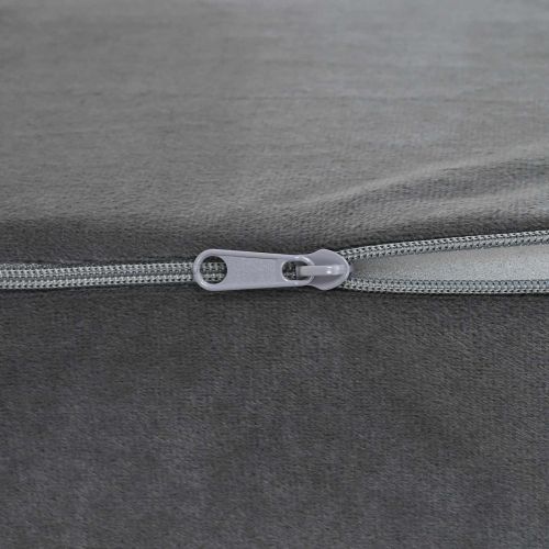 Долен възглавница Едноцветен Сив