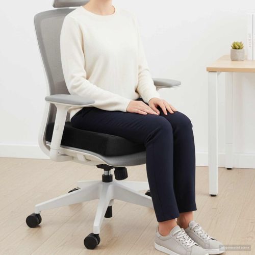 Възглавница за сядане Черно