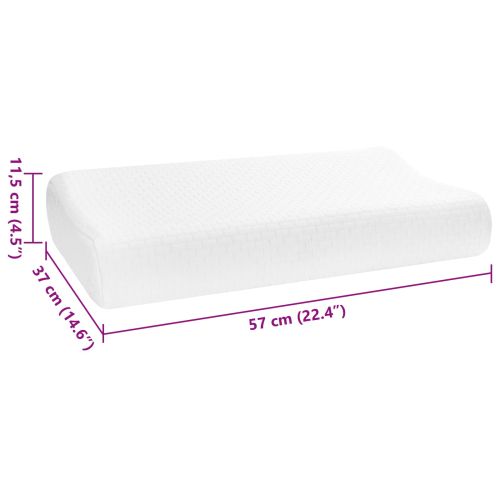 Възглавница за спане Едноцветен 60 x 37 x 12 см