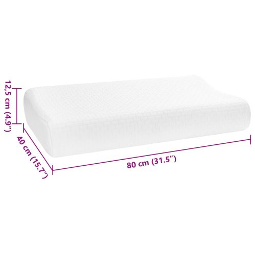 Възглавница за спане Едноцветен 80 x 40 x 12 cm