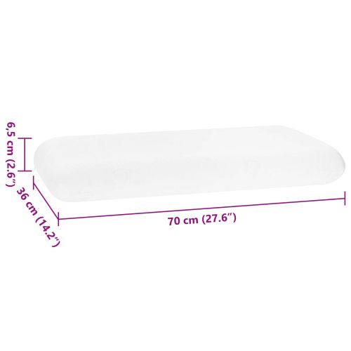 Възглавница за спане Едноцветен 70 x 36 x 13 см
