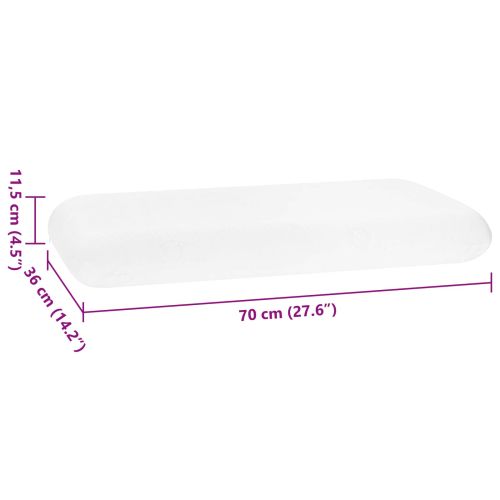 Възглавница за спане Едноцветен 70 x 36 x 13 см