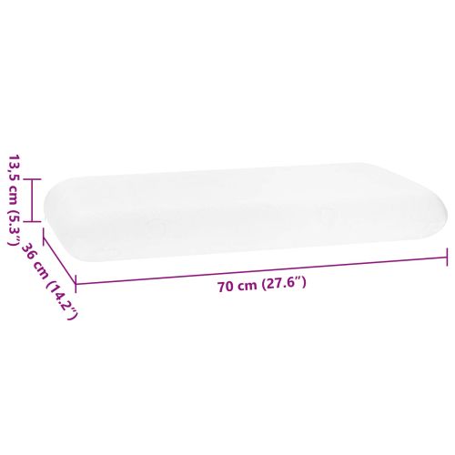 Възглавница за спане Едноцветен 70 x 36 x 13 см