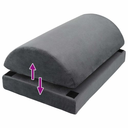 Възглавница за повдигане на крака Едноцветен Сив