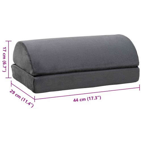 Възглавница за повдигане на крака Едноцветен Сив