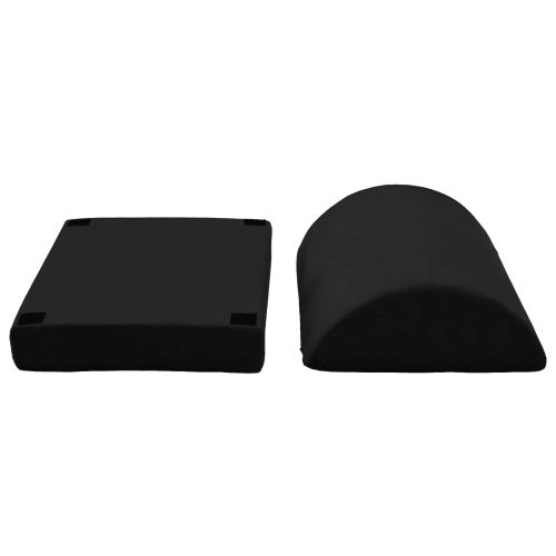 Възглавница за повдигане на крака Едноцветен Черно