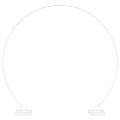 Сватбена арка Бяло 220 x 45 x 200 см Стомана