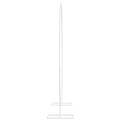 Сватбена арка Бяло 220 x 45 x 200 см Стомана