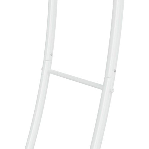 Сватбена арка Бяло 220 x 45 x 200 см Стомана