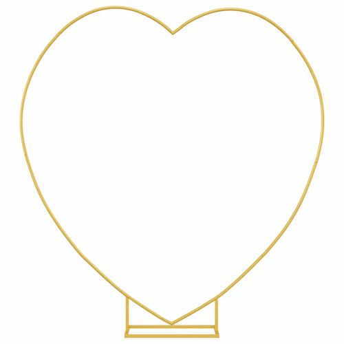 Сватбена арка Златист 195 x 35 x 211 см Стомана