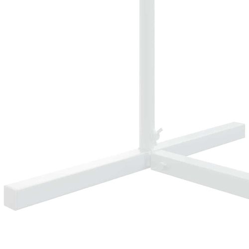 Сватбена арка 3 pcs Бяло Стомана