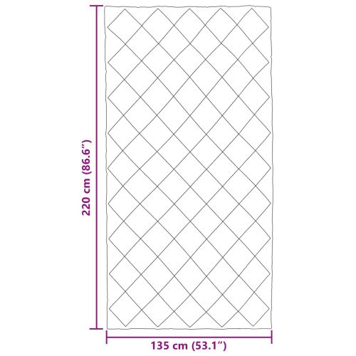 Пълно годишно юрганче Антрацит и таупе 220 x 135 см Микрофибър