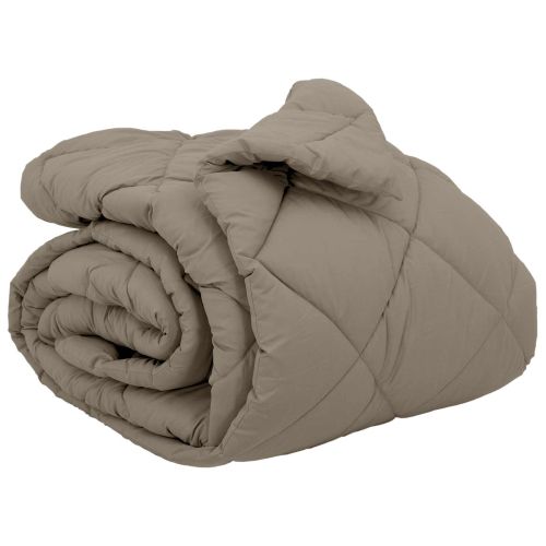 Зимен юрган Светлосиво 220 x 260 cm Микрофибър