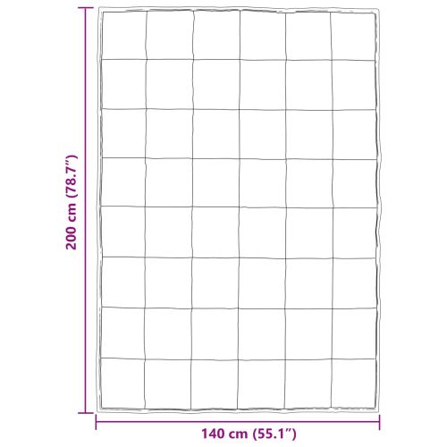 Пълно годишно юрганче Черно 200 x 140 cm Сатен и микрофибър