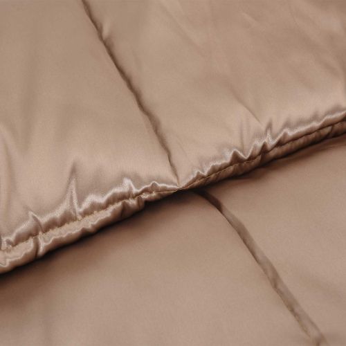 Зимен юрган Златист 220 x 140 cm Сатен и микрофибър