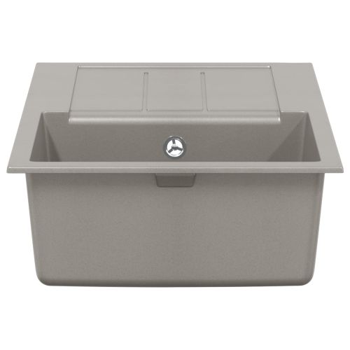 Мивка Сив 780 x 500 мм 80% Кварц и 20% Смола