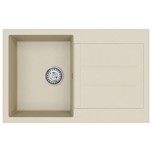 Мивка Бежово 780 x 500 мм 80% Кварц и 20% Смола