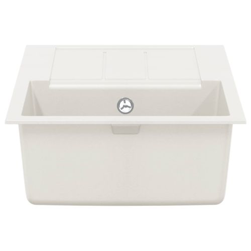 Мивка Бяло 780 x 500 мм 80% Кварц и 20% Смола