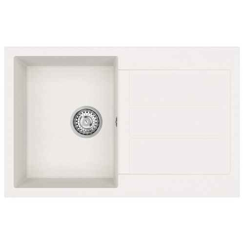 Мивка Бяло 780 x 500 мм 80% Кварц и 20% Смола