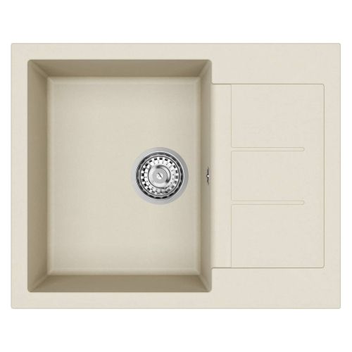 Мивка Бежово 620 x 500 мм 80% Кварц и 20% Смола