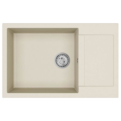 Мивка Бежово 780 x 500 мм 80% Кварц и 20% Смола