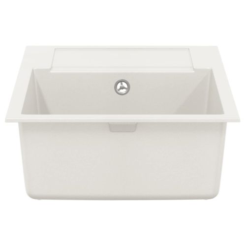 Мивка Бяло 780 x 500 мм 80% Кварц и 20% Смола