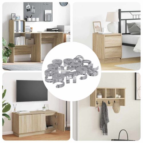 Гайки с кам лока 8372 pcs Сребрист Стомана