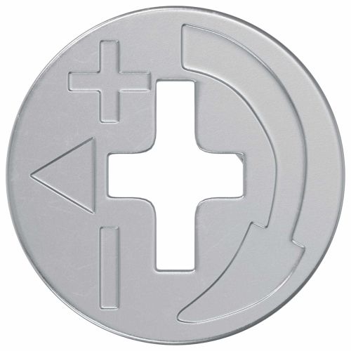 Гайки с кам лока 12 pcs Сребрист 15 x 11,5 мм Стомана