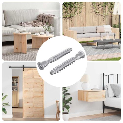 Винтове confirmat 2 pcs Сребрист Метал