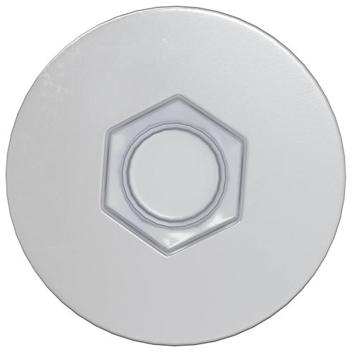 Винтове confirmat 12 pcs Сребрист Метал