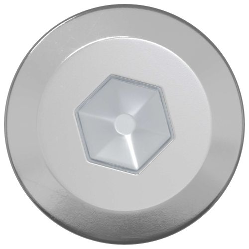 Дървени винтове 2 pcs Сребрист M6 x 70 мм Стомана