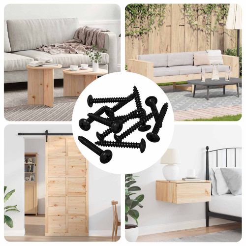 Нокът за пробиване 8219 pcs Черно Стомана